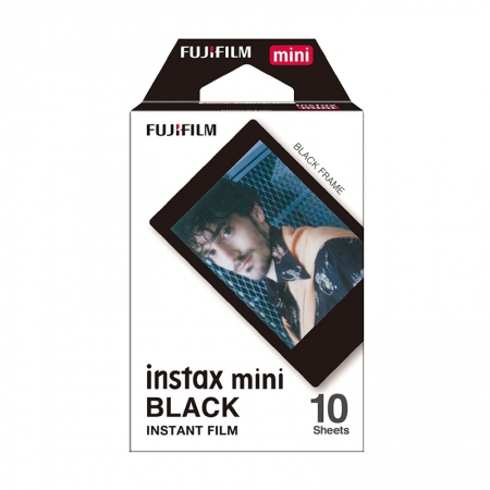 Fuji Instax Mini Sofortbildfilm Black Frame, 10 Aufnahmen (16537043) Fuji Instax Mini Sofortbildfilm Black Frame, 10 Aufnahmen (16537043)