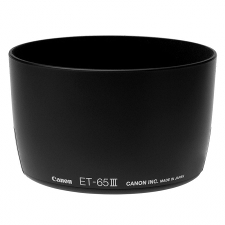 Canon ET-65 III Gegenlichtblende für EF 85/1.8 / EF 100/2.0 / EF 135/2.8 / EF 75-300 USM (2655A001) Canon ET-65 III Gegenlichtblende für EF 85/1.8 / EF 100/2.0 / EF 135/2.8 / EF 75-300 USM (2655A001)