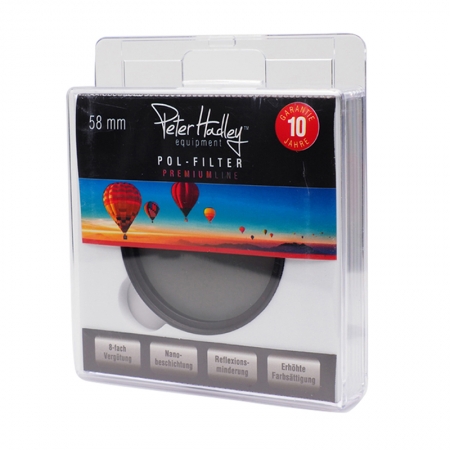Peter Hadley POL-Filter circular Ø 55 mm Nano, multi-coated 8-fach