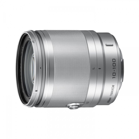 Nikon Objektiv 1 NIKKOR VR 10-100mm 4.0-5.6 silber (JVA705DC)