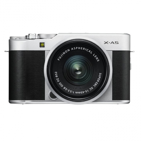 FujiFilm X-A5 Silber mit Objektiv XC15-45mmF3.5-5.6 OIS PZ FujiFilm X-A5 Silber mit Objektiv XC15-45mmF3.5-5.6 OIS PZ