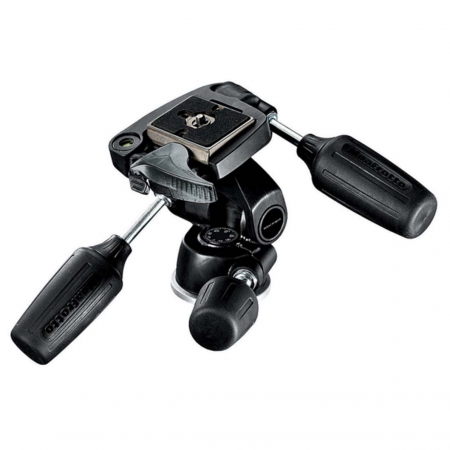 Manfrotto 804RC2 3-Wege-Kopf mit 200PL Schnellwechselplatte