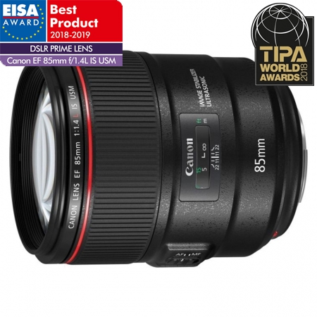 Canon EF 85mm 1.4 L IS USM schwarz (2271C005) 