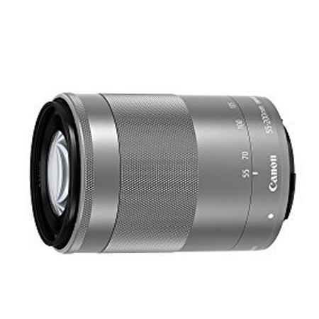 Canon Objektiv EF-M 55-200mm 4.5-6.3 IS STM silber (1122C005) 