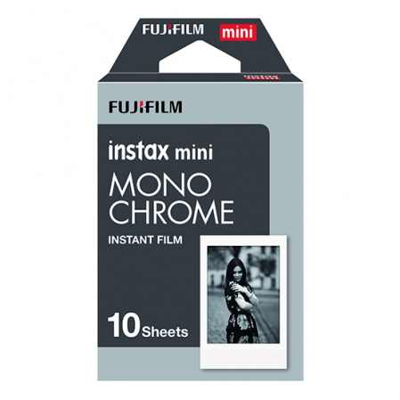 Fujifilm Instax Mini Monochrom Sofortbildfilm, 10 Aufnahmen Fujifilm Instax Mini Monochrom Sofortbildfilm, 10 Aufnahmen