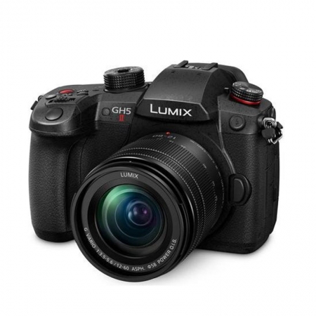 Panasonic Lumix DC-GH5 II schwarz mit Objektiv Lumix G Vario 12-60mm 3.5-5.6 ASPH Power OIS (DC-GH5M2M)