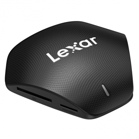 Lexar Professional 3-in-1 USB 3.1 Multi-Kartenleser, USB-C 3.0 [Buchse] (LRW500URB)