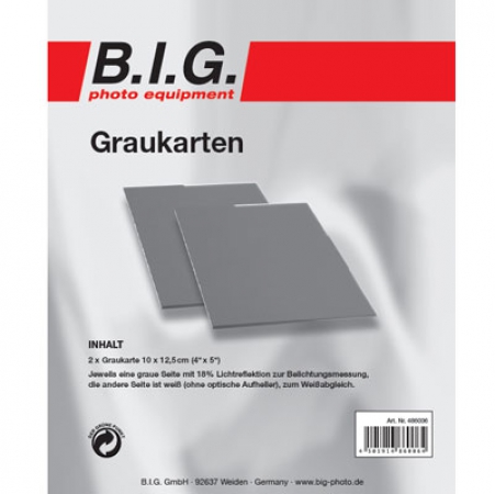 B.I.G. Taschen Graukarten Set 2 Stk. á 10x12cm (486006) B.I.G. Taschen Graukarten Set 2 Stk. á 10x12cm (486006)