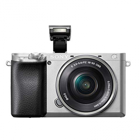 Sony Alpha 6100 silber mit Objektiv AF E 16-50mm 3.5-5.6 OSS PZ (ILCE-6100LS)
