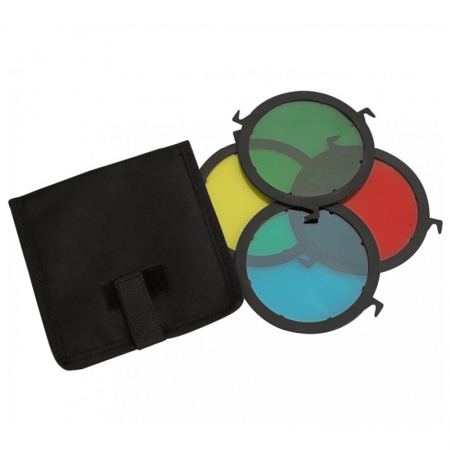 HELIOS Farbfilter Set für LED mobile 20W, 4 Stk. (427765)