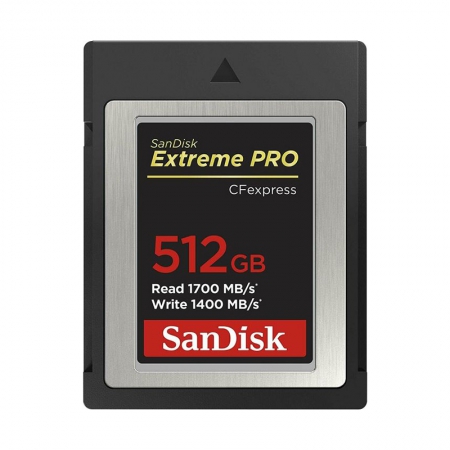 Sandisk Extreme Pro R1700/W1400 CFexpress 2.0 Type B 512GB (SDCFE-512G-GN4IN)