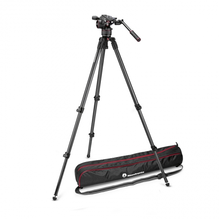 Manfrotto Nitrotech N8 Video-Kopf & 535 Carbon Stativ (MVKN8C) Manfrotto Nitrotech N8 Video-Kopf & 535 Carbon Stativ (MVKN8C)