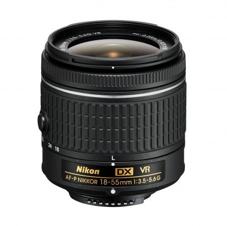 Nikon Objektiv AF-P VR DX 18-55mm 3.5-5.6G schwarz (JAA826DA) Nikon Objektiv AF-P VR DX 18-55mm 3.5-5.6G schwarz (JAA826DA)