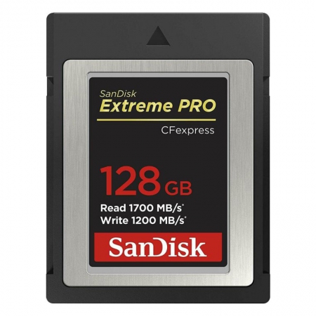Sandisk Extreme Pro R1700/W1200 CFexpress 2.0 Type B 128GB (SDCFE-128G-GN4IN)