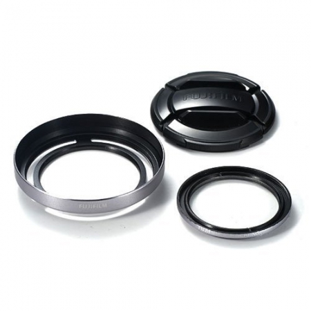 Fujifilm LHF-X20 Gegenlichtblende Set silber (16325971)