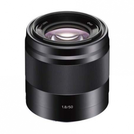Sony Objektiv AF E 50mm 1.8 OSS schwarz (SEL-50F18B) 