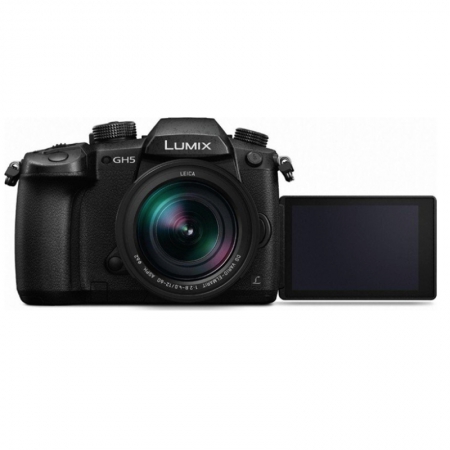 Panasonic Lumix DC-GH5 schwarz mit Objektiv DG Vario Elmarit 12-60mm 2.8-4.0 ASPH (DC-GH5LEG-K) 