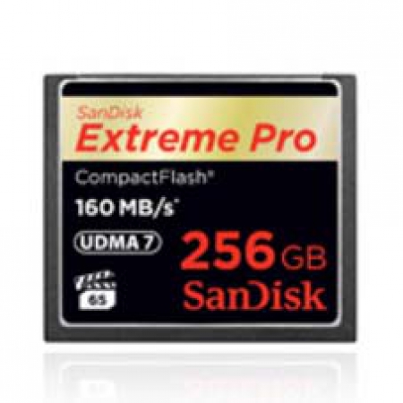 SanDisk CompactFlash Card (CF) Extreme PRO 256GB 160MB/s (SDCFXPS-256G-X46)