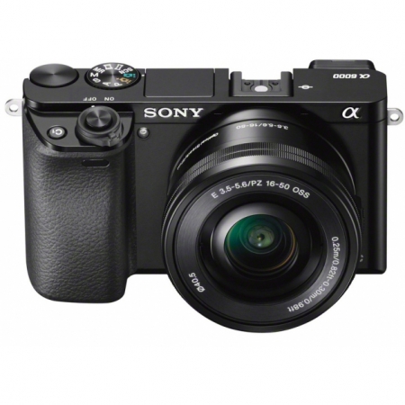 Sony Alpha 6000 schwarz mit Objektiv AF E 16-50mm 3.5-5.6 OSS PZ (ILCE-6000LB)