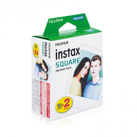 Fujifilm Instax Square Sofortbildfilm, 20 Aufnahmen (16576520) 