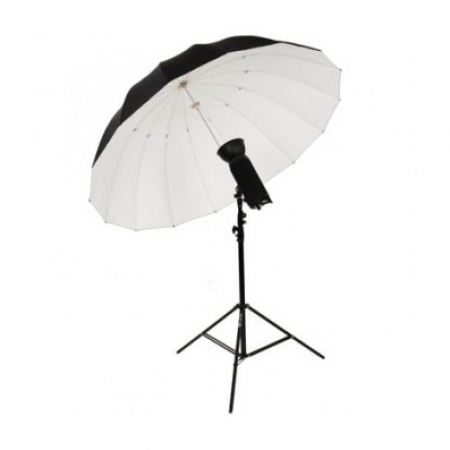 Helios Studioschirm 100cm, weiß (außen schwarz) (428302) Helios Studioschirm 100cm, weiß (außen schwarz) (428302)