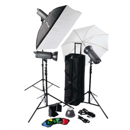  HELIOS 1000P II Profi-Blitzstudio 3er-Set (4280220)