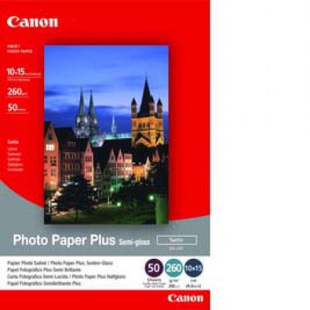 Canon SG-201 Fotopapier Plus 10x15, 260g, 50 Blatt (1686B015)