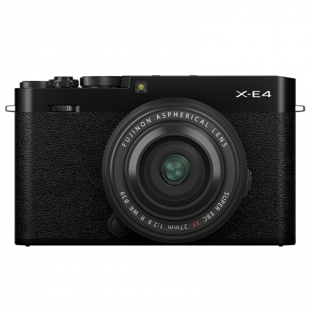 Fujifilm X-E4 schwarz mit Fuji XF 27mm 2.8 R WR Fujifilm X-E4 schwarz mit Fuji XF 27mm 2.8 R WR