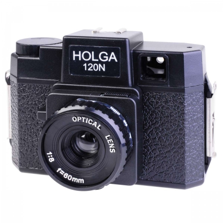 Holga 120N Mittelformatkamera, schwarz (491201)