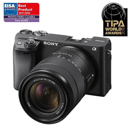 Sony Alpha 6400 schwarz mit Objektiv E 18-135mm 3.5-5.6 OSS (ILCE-6400MB)