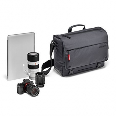 Manfrotto Manhattan Speedy 10 Umhängetasche grau (MB MN-M-SD-10)