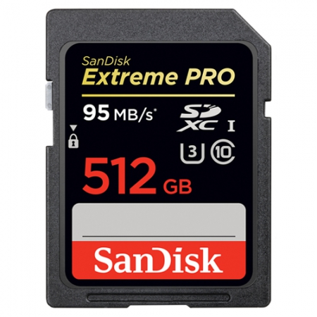 SanDisk Extreme PRO SDXC 512GB, UHS-I/Class 10 (SDSDXPA-512G-G46) SanDisk Extreme PRO SDXC 512GB, UHS-I/Class 10 (SDSDXPA-512G-G46)