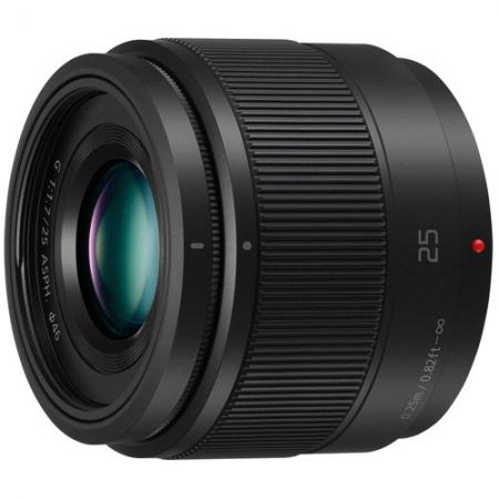 Panasonic Lumix Objektiv G 25mm 1.7 schwarz (H-H025) Panasonic Lumix Objektiv G 25mm 1.7 schwarz (H-H025)
