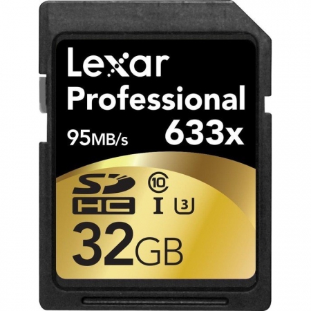 Lexar Professional 633x R95/W20 SDHC 32GB, UHS-I U1, Class 10 (LSD32GCBEU633) Lexar Professional 633x R95/W20 SDHC 32GB, UHS-I U1, Class 10 (LSD32GCBEU633)