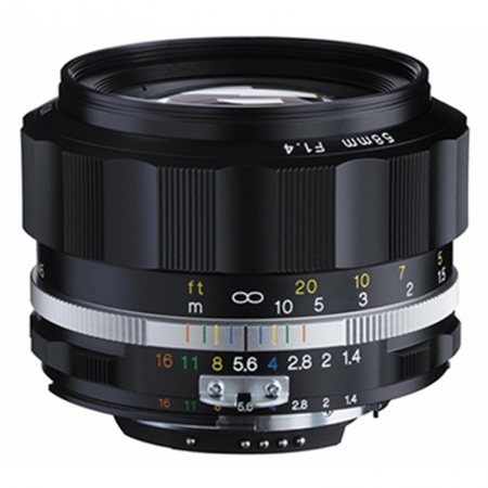 Voigtländer Nokton 58mm 1.4 schwarz SLII-S für Nikon AI-S CPU (19598) 