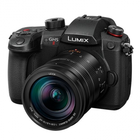 Panasonic Lumix DC-GH5 II schwarz mit Objektiv DG Vario Elmarit 12-60mm 2.8-4.0 ASPH (DC-GH5M2L)