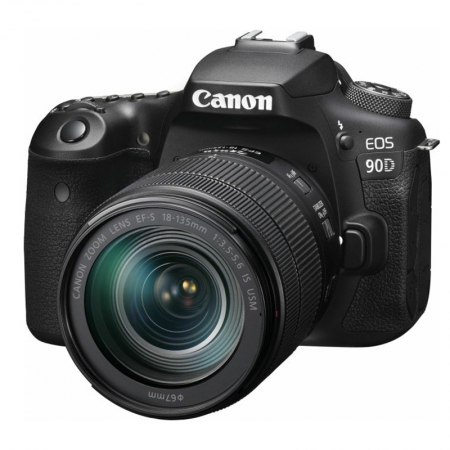 Canon EOS 90D mit Objektiv EF-S 18-135mm 3.5-5.6 IS USM (3616C017)
