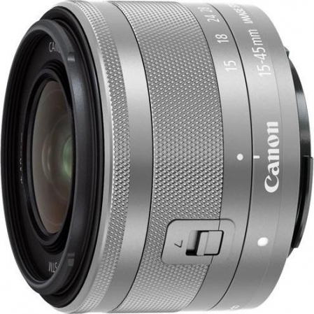 Canon Objektiv EF-M 15-45mm 3.5-6.3 IS STM silber (0597C005) 