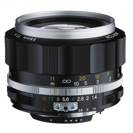Voigtländer Nokton 58mm 1.4 silber SLII-S für Nikon AI-S CPU  (19597)