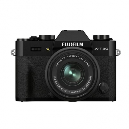 Fujifilm X-T30 II schwarz mit Objektiv XC 15-45mm 3.5-5.6 OIS PZ Fujifilm X-T30 II schwarz mit Objektiv XC 15-45mm 3.5-5.6 OIS PZ
