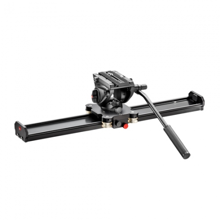 Manfrotto Kamera Slider 60cm mit 500 Videokopf (MVS060AMVH500AH)