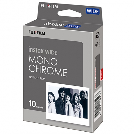 Fujifilm Instax Wide Monochrom Sofortbildfilm, 10 Aufnahmen (16564101)