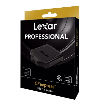 Lexar Professional CFexpress Card Reader USB 3.1 (LRWCFXRB) Lexar Professional CFexpress Card Reader USB 3.1 (LRWCFXRB)