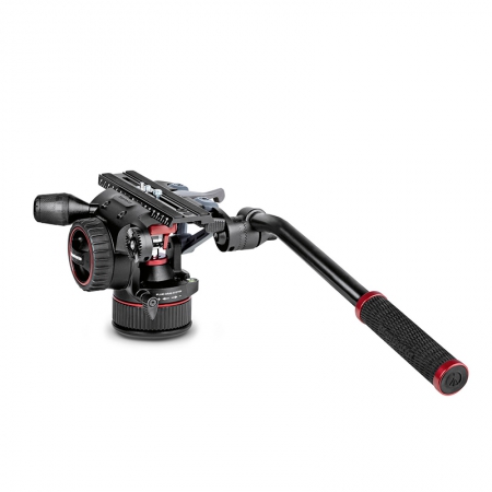 Manfrotto Nitrotech N12 Fluid-Videokopf mit Counterbalance System (MVHN12AH)