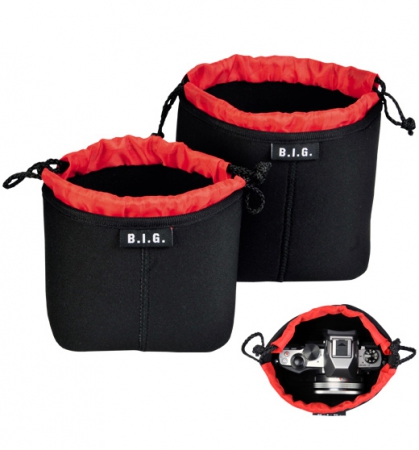  B.I.G. PC12 Neopren Kamerabeutel, 12x12x7cm (443037)