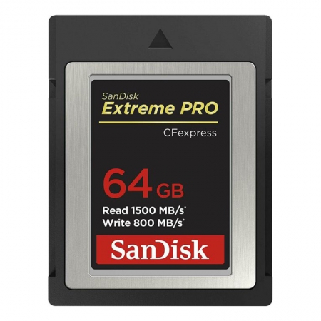 Sandisk Extreme Pro R1500/W800 CFexpress 2.0 Type B 64GB (SDCFE-064G-GN4IN)
